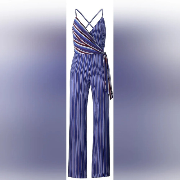 rag & bone Felix Stripe Jumpsuit - Picture 1 of 16